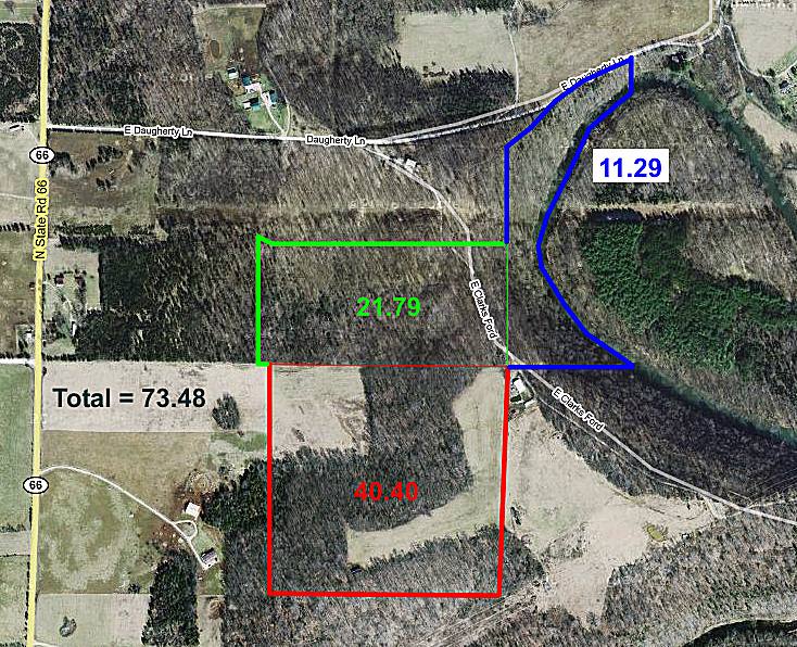 Parcel map of the RL property
