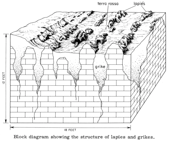 Block diagram of lapies and grikes